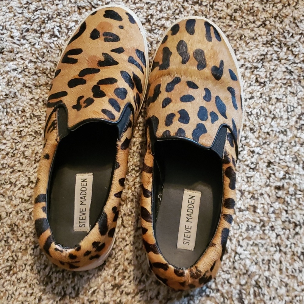 Steve Madden, leopard print, ecentric size 7.